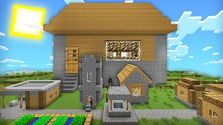 ЭТО САМЫЙ БОЛЬШОЙ ДОМ В ДЕРЕВНЕ ЖИТЕЛЕЙ НОМЕР 13 В МАЙНКРАФТ | Компот Minecraft