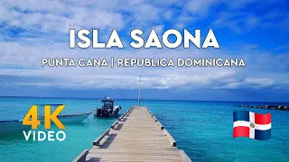 Isla Saona | Punta Cana | Dominican Republic (4k Walking Tour)