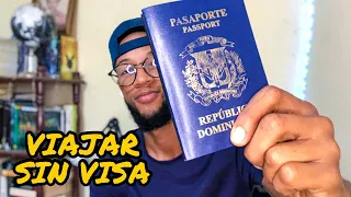 PAÍSES para VIAJAR SIN VISA con PASAPORTE DOMINICANO en 2023