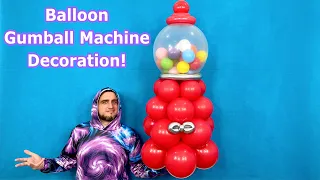 Balloon Gumball Machine Decoration! DIY Balloon Decorations | Tutorial | How To