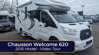 Chausson Welcome 620 • £46,990 Motorhome • 2016 Model • Video Tour 4K