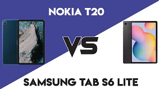 Nokia t20 Vs Samsung galaxy tab s6 lite | Cheap and economical