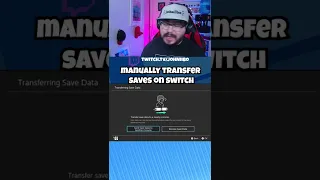 How to manually transfer save data on Switch