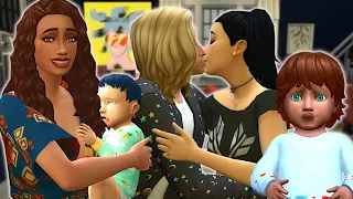 Raising a family as a throuple! // Sims 4 throuple storyline
