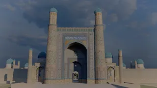 Visualizing Amir Temur’s Palace Aksaray in Shahrisabz, Uzbekistan.