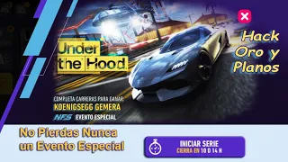 Hack Evento Especial NFS No Limits Koenigsegg Gemera