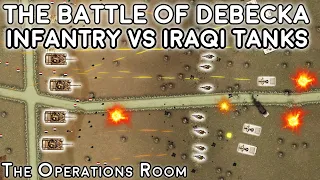 US & Peshmerga Infantry vs Iraqi Tanks, The Battle of Debecka 2003 - Animated