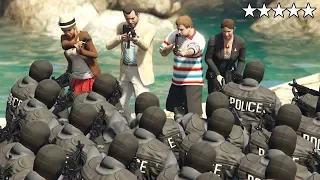 GTA 5 - Michael's Family VS Five Star SWAT TEAM at the PLAYBOY MANSION! (Amanda, Tracey and Jimmy)