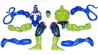 Avengers Toys, Merakit Mainan, Monster Venom vs Hulk smash