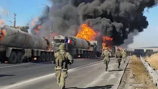 20 French Troop Fuel Trucks Blow Up by Russian Missiles While Heading to the Border