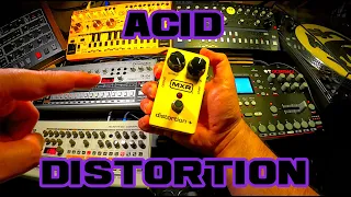 ACID DISTORTION MXR+ - DAWLESS TECHNO JAM / #octatrack  #techno #roland #acid #303 #behringer #tr909