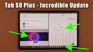 Galaxy Tab S8+ gets MASSIVE Update and New Features - One Step Closer to Being iPad Pro Killer