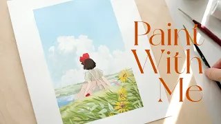 PAINT WITH ME 🎀 Ghibli Kiki’s Delivery Service