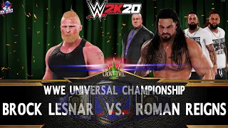 Roman Reigns vs Brock Lesnar - Universal Championship Match - WWE 2K20 Crown Jewel 2021 - RK BRO