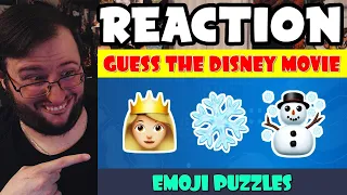 Gor's "Guess the Disney Movie by Emojis by The Quiz Channel" REACTION