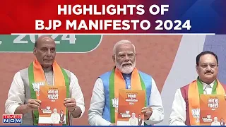 BJP Releases Manifesto For Lok Sabha Elections 2024, Makes Promise For Nationwide Uniform Civil Code