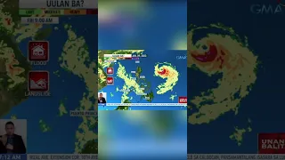 Thunderstorm advisory, nakataas ngayon sa Metro Manila #shorts | Unang Balita