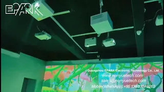 EPARK Magic painting wall，High-precision interactive wall，Indoor interactive floor projection system