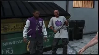 GTA V: Trevor vs Ballas Gang Rampage