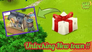 Hay day : Unlocking New town / Baby farm gameplay !!