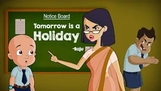 Mighty Raju - छुट्टी की गड़बड़ | Cartoon for kids | Hindi cartoons for kids