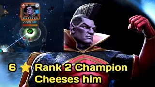 This 6 Star Rank 2 champion can cheese Gauntlet's Gladiator and complete 2 objectives too • Mcoc