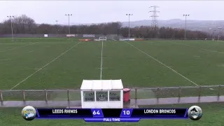 Leeds Rhinos U19 v London Broncos U19