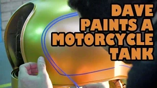 Dave Paints a Motorcycle Tank