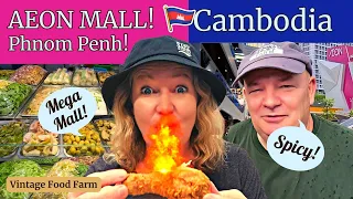 HUGE! Shopping Mall! 😲+ Food Court! 😋CAMBODIA!!! 🔥🍗🌶️🍟🇰🇭