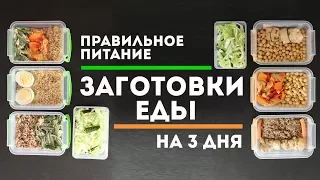 ЗАГОТОВКА ЕДЫ НА 3 ДНЯ #2 | ПРАВИЛЬНОЕ ПИТАНИЕ ПП🌟MEAL PREP by Olya Pins