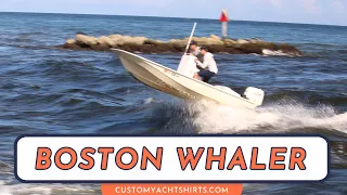 BOSTON WHALER BOATS / BOCA RATON INLET BOAT VIDEOS / CUSTOM YACHT SHIRTS