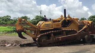 Heavy bulldozer finally unload  #part3