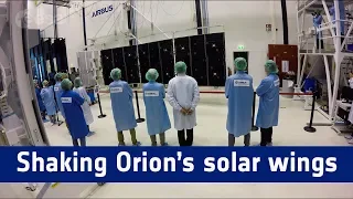 Shaking Orion’s solar wings