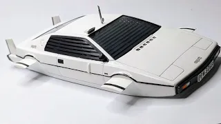 Lotus Esprit S1 Submarine full build - from 'The Spy Who Loved Me' - Fujimi 1/24