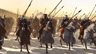 Армія хрестоносців проти Халіфату Фатімідів | Епічна кінематографічна повна війна на 20 000 одиниць