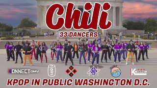[KPOP IN PUBLIC] STREET WOMAN FIGHTER 2 x HWASA - ‘CHILI’ Dance Cover 33 DANCERS | Washington D.C.