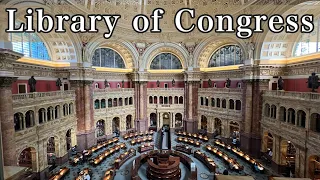 Free Tour of the Library of Congress in Washington DC | Gutenberg Bible & Thomas Jefferson's Books