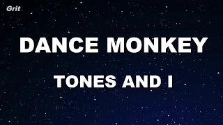 Karaoke♬ DANCE MONKEY - TONES AND I 【No Guide Melody】 Instrumental