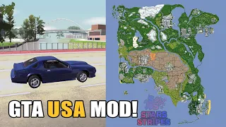 GTA United States Map - Whole USA in One Game! (Stars & Stripes Modification)