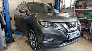 Проверка тех.части Nissan X-Trail T32 в сервисе-( ВИД СНИЗУ ) 👇👇👇.  Авто из Франции. Псков.