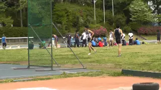 2015 05 04 日体大競技会男子走高跳 池田 180cm①