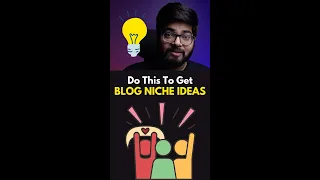 Unlimited Blog Niche Ideas 🤩 #shorts