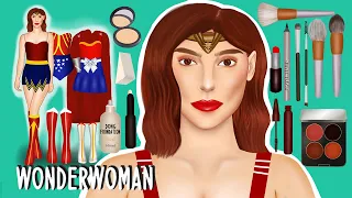 [ASMR/Stop Motion] Homeless Woman Vol.2 Transformation/ WONDERWOMAN Makeup Animation | ONDONG