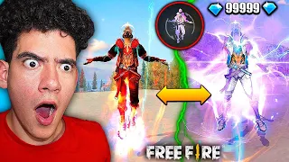 PUEDO TENER DOS SKINS EN LA MISMA PARTIDA CON ESTE TRAJE EVOLUTIVO DE FREE FIRE 😱RAMPAGE | TheDonato