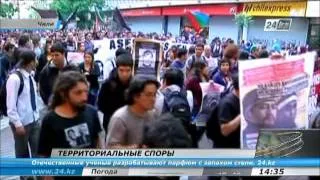 Столкновение индейского народа мапуче с полицией