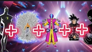 alien x + super Saiyan infinity + zeno ture from+ grand priest true form+drip Goku+ anti-spiral ?