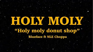 Blueface - Holy Moly (Lyrics) "Holy Moly Donut shop" ft  NLE Choppa | We Are Lyrics