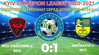 KCL 2020-2021 Red Dragons-2 - Броварія-2 0:1 2012