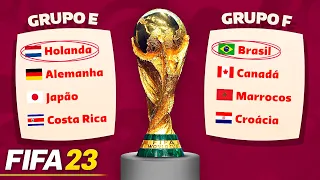 COPA do MUNDO, mas a ROLETA MUDOU os GRUPOS 🔁 │ FIFA Experimento