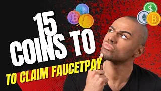 TOP 15 Coins to Claim FaucetPay FREE CRYPTO FAUCETS 2023